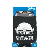 Im Not Bald S X Machine - Funny Novelty Stubby Holder With Base