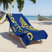 BREITLING 1884 Aviation Stylish BLUE Beach Towel, watches 2 SIZES