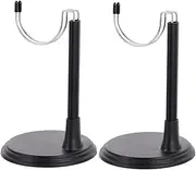 TOYANDONA 2 Sets Doll Stand Lifting Model Doll Holder Magnetic Doll Support Stand Dolls Doll Organize Stand Girl Bath Figurine Display Shelf Doll Holders Metal Black