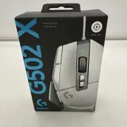 Logitech G502 X Wired Gaming Mouse White Hero 25K Sensor Brand New