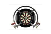 Target Darts OMNI TEX PRO Dart Board, Black Surround, + Darts