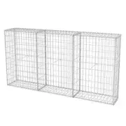 NNEVL Gabion Basket Galvanised Steel 200x30x100 cm