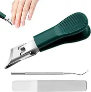 Nail Cutter - Eagle Beak Nail Clipper Set | Wide Jaw Opening Tool with Non-Slip Grip for Men Adults Elderly Manicure Pedicure Use