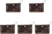 [SAFIGLE] Pcs Mini Purse for Girls Women Small Plastic Coin Pouch Lipstick Case Wallet