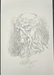 Swamp Thing Sketch - Bernard Chang