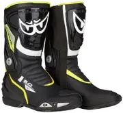 Berik Shaft 2.0 Motorcycle Boots, black-yellow, Size 48 for Women Black Yellow