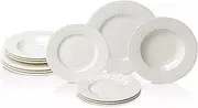 [Villeroy & Boch] Cellini 12-Piece Dinnerware Set