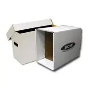 (3x) BCW Short Comic Book Storage Box House w/ Short Comic Box