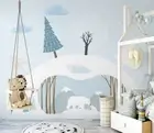 3D Winter Forest Wallpaper Wall Mural Removable Self-adhesive 948