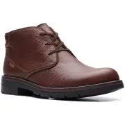 Clarks Mens Morris Peak Brown Trail Hiking Boots Shoes 9.5 Medium (D) BHFO 0717