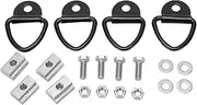 4 Set 3/8in 16 Thread Bed Deck Rails Cleat T Slot Nut with 3000LBS Breaking Strength Ideal Replacement for Tacoma Tundra and Compatible with Other Pickup Trucks Trailers