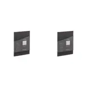 2x Fabriano Ecoqua Plus Dark Blue Lines Glued A4 Notebook Home School stationery