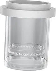 Fish Breeding Box, Aquarium Tank Hatchery Incubator with Coarse and Fine Mesh Shielded Net Isolation Box for Clownfish, White