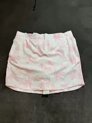 NWT Under Armour Links Golf Skort Skirt Floral Womens Size 16 1362110-100 $75