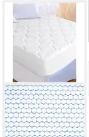 ER Carpenter LP Queen Polyester Mattress Pad (31374522997) New, 300-thread Count