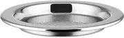 Alessi Bottle Coaster in Steel Mat with Mirror Polished Edge, Set of 2