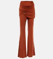 [Jacquemus] Jacquemus Le Pantalon Espelho flared pants UK 12 red