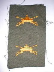 US ARMY 1960'S OFFICER ARMORED CAVALRY COLLAR INSIGNIA