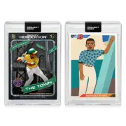 2-Card Bundle - Topps PROJECT 2020 Cards 71-72 Rickey Henderson Mariano Rivera