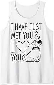 [Disney] Pixar Up Dug Just Met And I Love You Tank Top