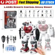 Kids 2.4GHz Gesture Spray Robot Remote Control Intelligent Ape RC Preschool Toy