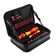 Wiha 31 Piece Screwdriver Set With Bag Insulated VDE Electricians Tools