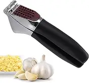 Garlic Presser - Manual Ginger Press Garlic Mincer | Zinc Alloy Peeler Masher, Rust-Proof Squeezer Hand Tools Ergonomic Handle, Kitchen Gadgets Dishwasher Safe for Ginger Nuts