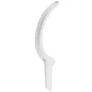 Drink Water Plastic Bottle Handle Grip Pouring Pipe Tube Holiday Party Supplies white