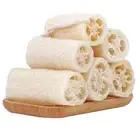 Exfoliating Bath Body Sponge Scrubber with Rope Pot Bowl Scrubber