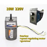 AC Motor Electric Motor Adapter Gear Box Variable Adjust Speed Controller 10W