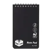 Spirax P541 Pp Notebook 96 Pages Black Topboun Pack Of 5