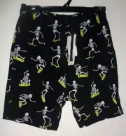 Kids "Anko" Black Skeleton Knit Shorts, Size 14, BNWT. !! FREE POSTAGE !!