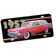 1957 Nomad Station Wagon Classic Car Design Aluminum License Plate