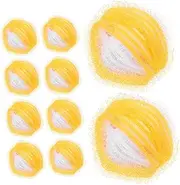 jojofuny 10pcs Laundry Cleaning Balls Washing Machine Balls Lint Hair Remover for Clothes Cleaning Tools