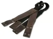 Brown Buffalo Crackle Comfort Backpack Straps
