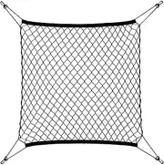 iGadgitz Home U7115 Cargo Net, Car Boot Net, Car Net Storage, Boot Net Organiser - Black