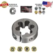 Versatile High-Speed Steel M12 X 1 1-1/2" Adjustable Round Die for Machinists