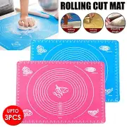 Non-Stick Silicone Dough Baking Pastry Mat 40x30cm Rolling Mat with Measurement