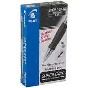 Pilot BPGP Retractable Ballpoint Pen 1.0mm Black 12 Pack
