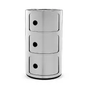 Kartell Componibili Metal 3 Tier Storage Tower