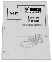 Bobcat V417 Telehandler Service Manual Shop Repair Book 1 Part Number # 6904956