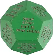 Milisten Present Exchange Dice Game: Group Party Games Swap Prop Wooden Dice for Valentine's Family Gatherings Holiday and Xmas