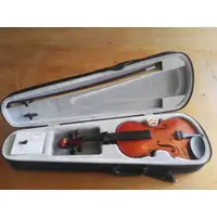 在飛比找蝦皮購物優惠-3/4V.G小提琴含琴盒琴弓琴碼二手9成新