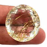 Golden Rutilated Quartz 72.60 Ct Natural Faceted Oval Cut IGL Loose Gemstone EAD