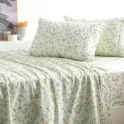 Park Avenue 175 GSM Egyptian Cotton Flannelette Sheet Set Wattle