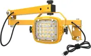 30W LED Loading Dock Light with 40" Folding Arm, 4,200 Lumens, 360° Rotatable La