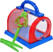 1 Set Capacity Handheld Insect Cage Breathable Butterfly Habitat with Magnifying Glass and Tweezer for Outdoor Observations and Parties Lightweight and Easy to Clean