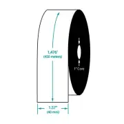 1.57" x 1476' TDM200 Wax/Resin Barcode Ribbon for Zebra Printers (48 Ribbons