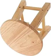 CIMAXIC Mini Step Stool Wooden Bench and Stable Multi-Purpose for Home Bathroom and Kitchen