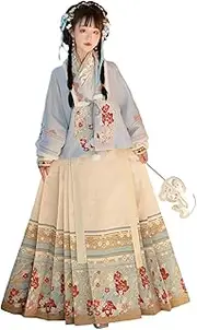 [AIMALL] Ming Dynasty Hanfu Jacket, Female Cashmere Thick Winter Coat, Chinese Traditional Style, Embroidered, Sizes S-XL